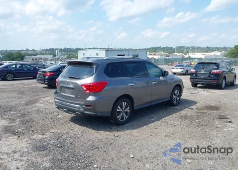 2017 Nissan Pathfinder Sv from USA, damaged, VIN 5N1DR2MM8HC665153